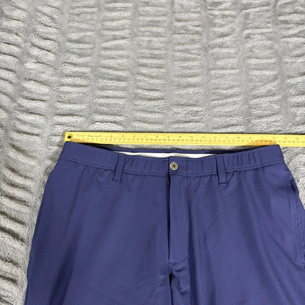 Under Armour Mens Navy Blue Performance Golf Pants Stretch Waist 38/32 AR114